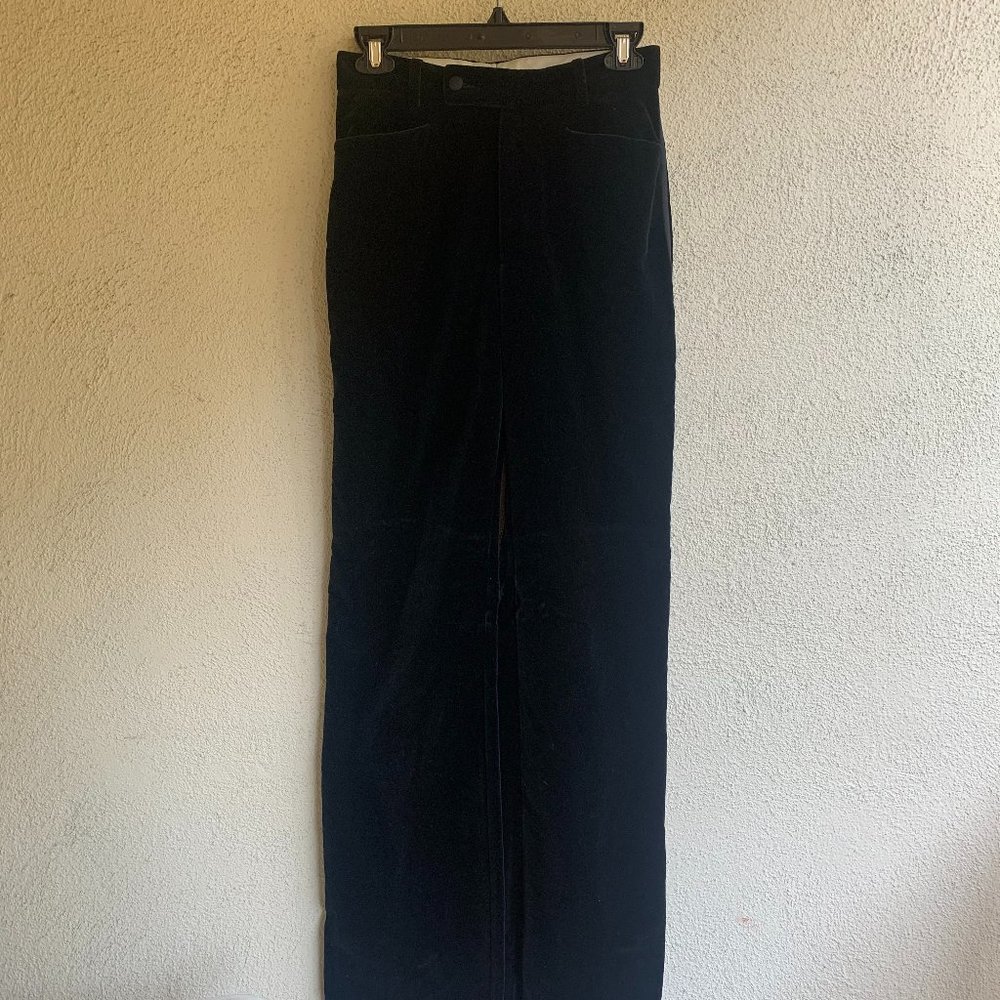 Black Velvet Gucci Pants